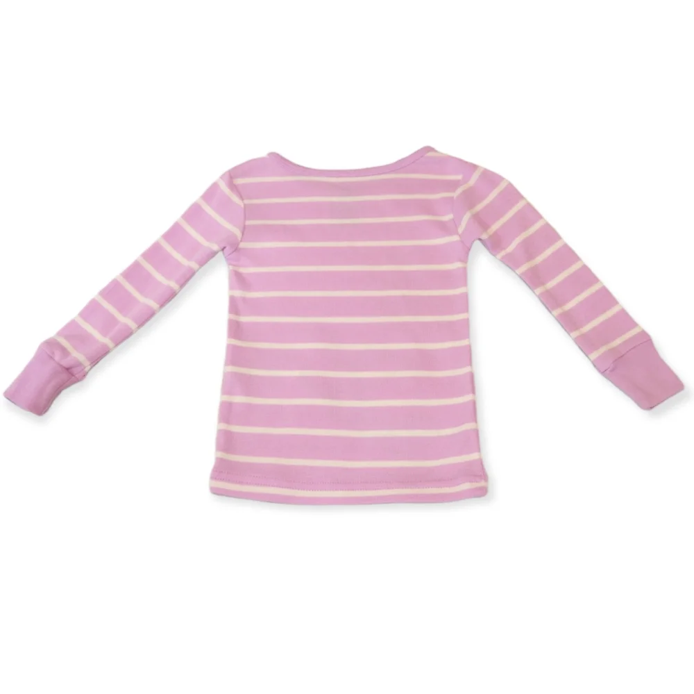 Carter's Cotton Striped Penguin Pajama Sleep Top